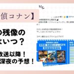 【名探偵コナン】隻眼の残像の配信は地上波放送の10日以降!