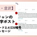 【直訳・意訳】地雷チャンのXの数字ポストはネトフリ番宣!